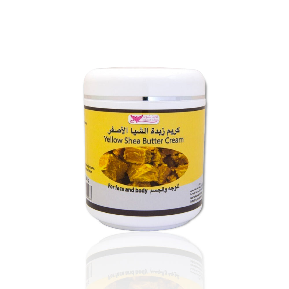 Yellow Shea Butter Cream for Face and Body – 500g