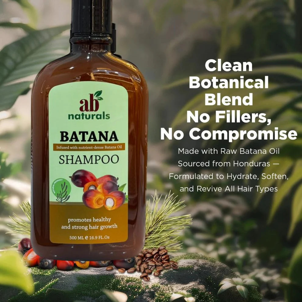 IB Naturals Batana Oil Shampoo for Hair Strengthening and Growth – 500ml