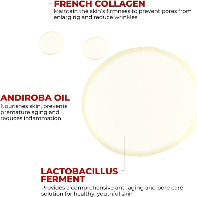 زيت تنظيف الأحمر لاكتو الكولاجين 2.0 ميدي بيل – 200مل