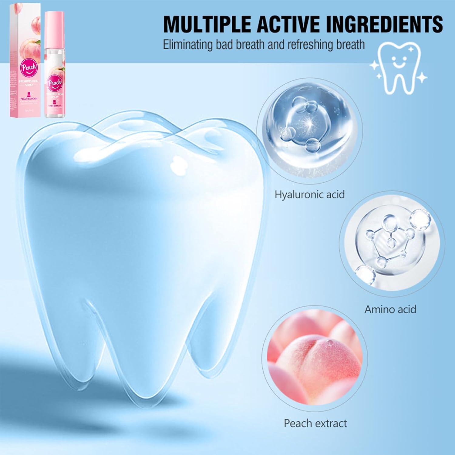 Sadur Fresh Mouth Spray with Peach Extract – 18ml