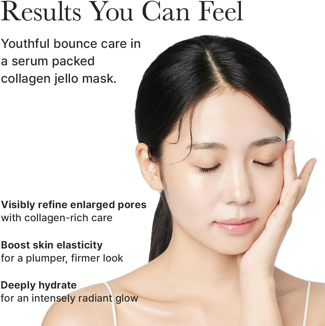 ماسك الكولاجين الأحمر لشد وترطيب البشرة من أرينسيا (4قطع)