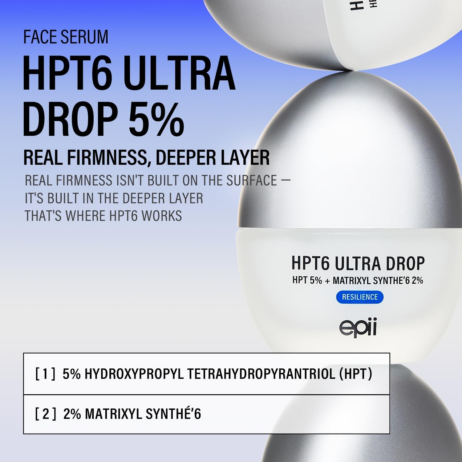سيروم الوجه إيبي HPT6 الترا دروب 5% لشد البشرة ومكافحة التجاعيد – 30مل