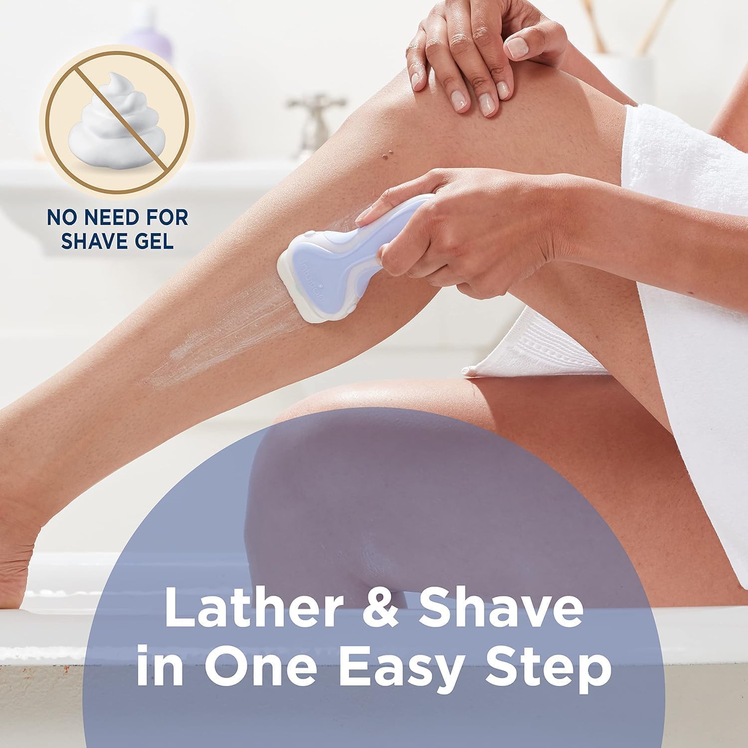 شيك انتويشن ماكينة حلاقة لتجديد الرطوبة مع زبدة الكاكاو العضوية - 2 قطع احتياط