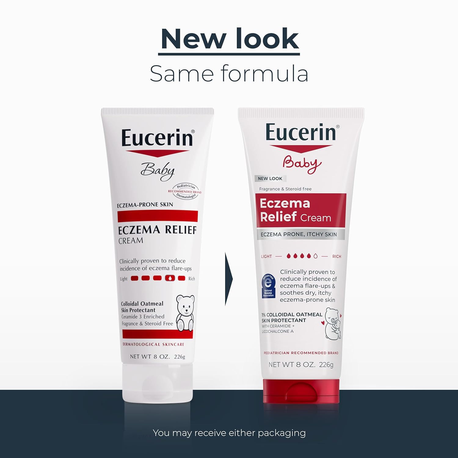 كريم لعلاج الإكزيما للأطفال بتركيبة الشوفان والسيراميد لتهدئة الحكة والجفاف من يوسيرين (226جم)