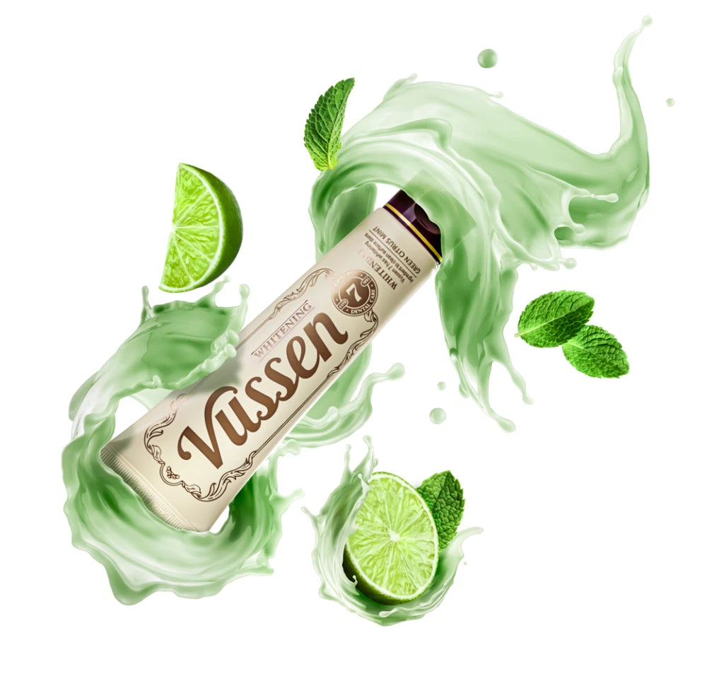 Fossen 7 Whitening Toothpaste with Green Citrus & Mint Flavor – 100g