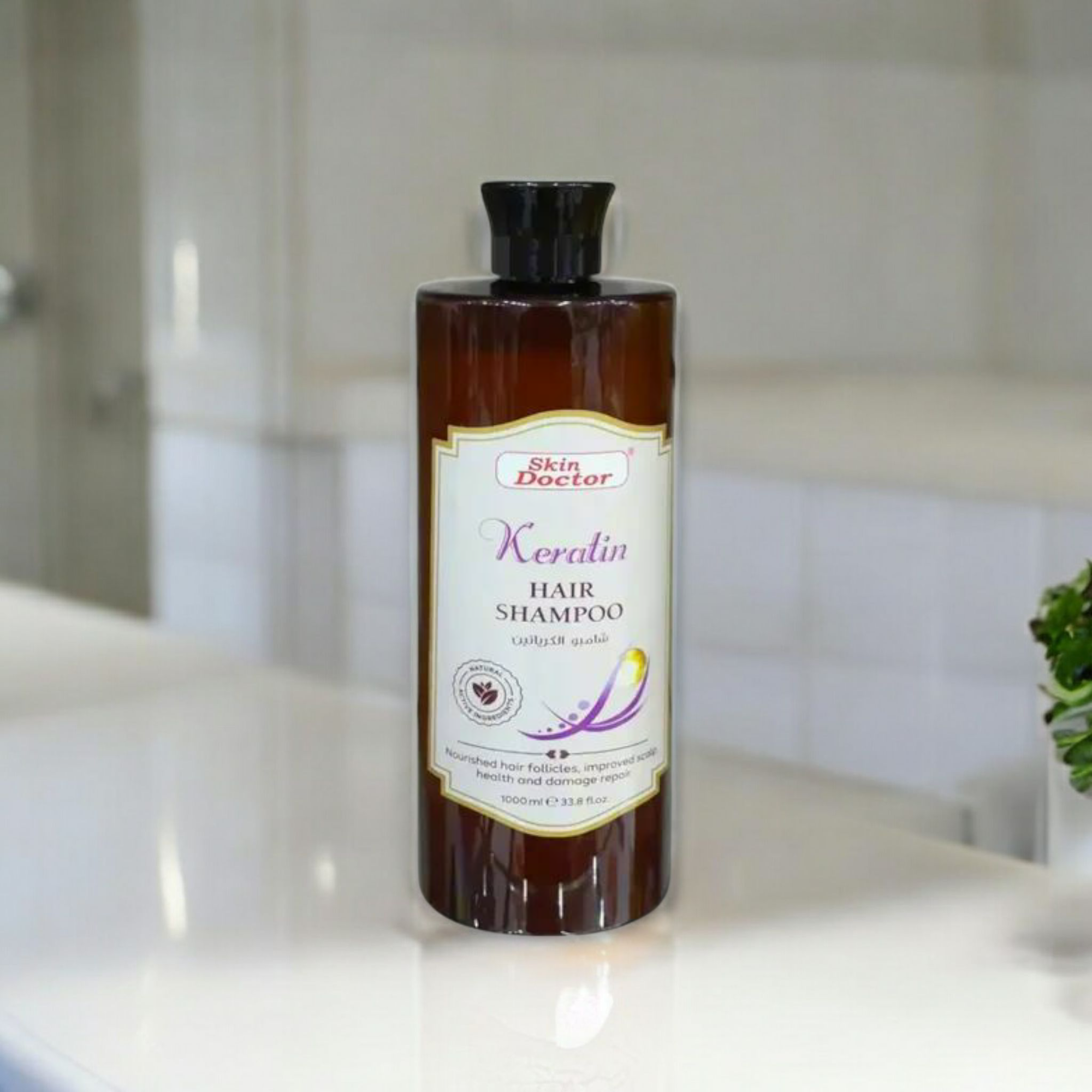 Skin Doctor Keratin Shampoo for Strengthening, Nourishing and Repairing Hair – 1000 ml