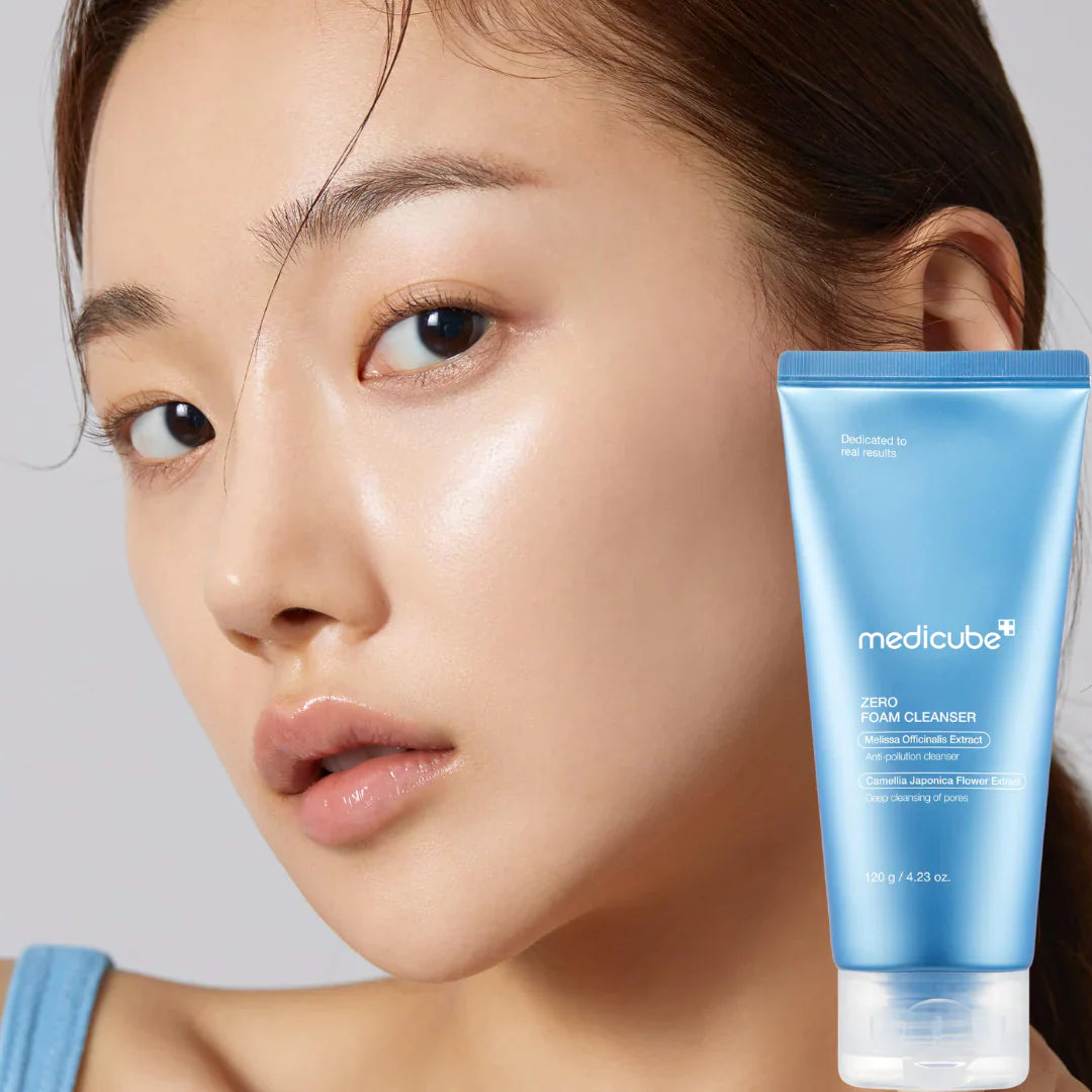 غسول زيرو فوم لتنظيف البشرة وإزالة الشوائب المتراكمة داخل المسام من ميديكيوب – 120 جم