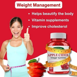 علكات FitGum خل التفاح مع فيتامين B12 لدعم الطاقة