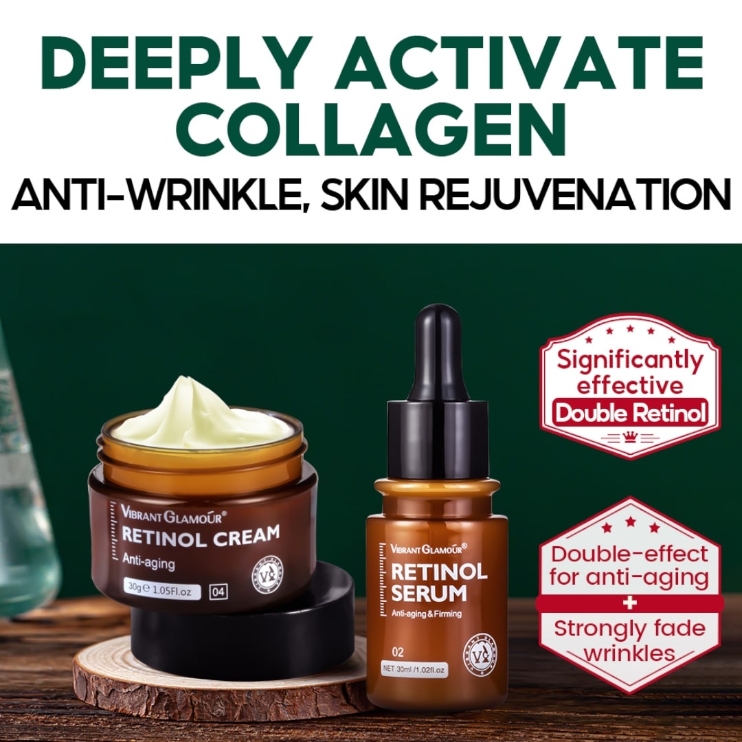 Vibrant Glamour Retinol Serum & Cream Set - 2 Pieces