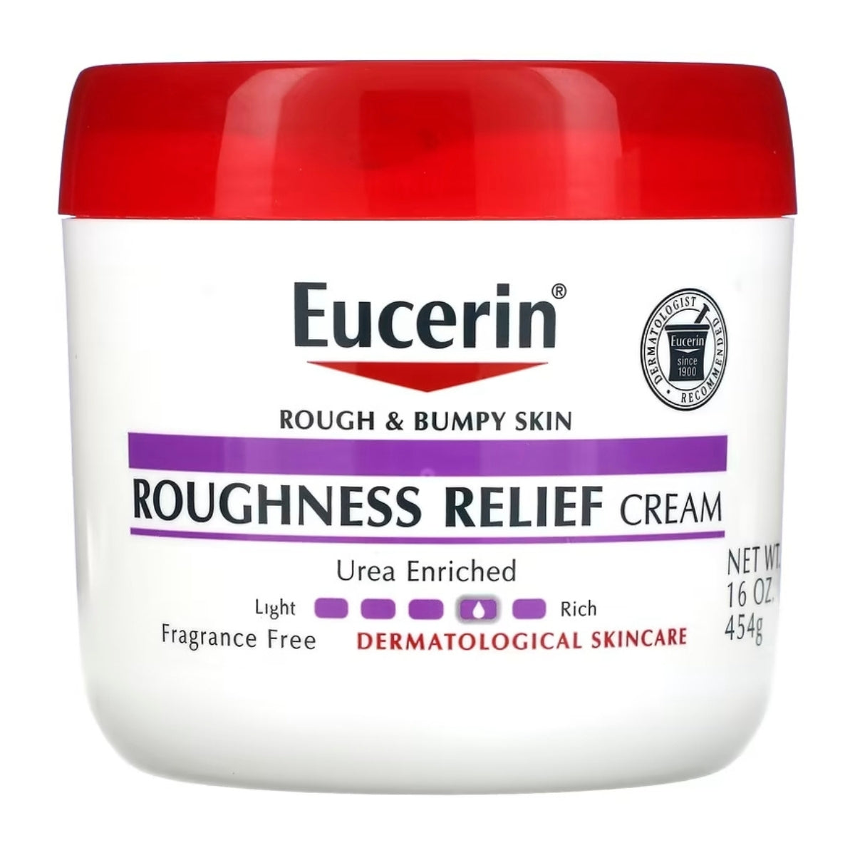 Eucerin Roughness Relief Cream Fragrance Free - 454g