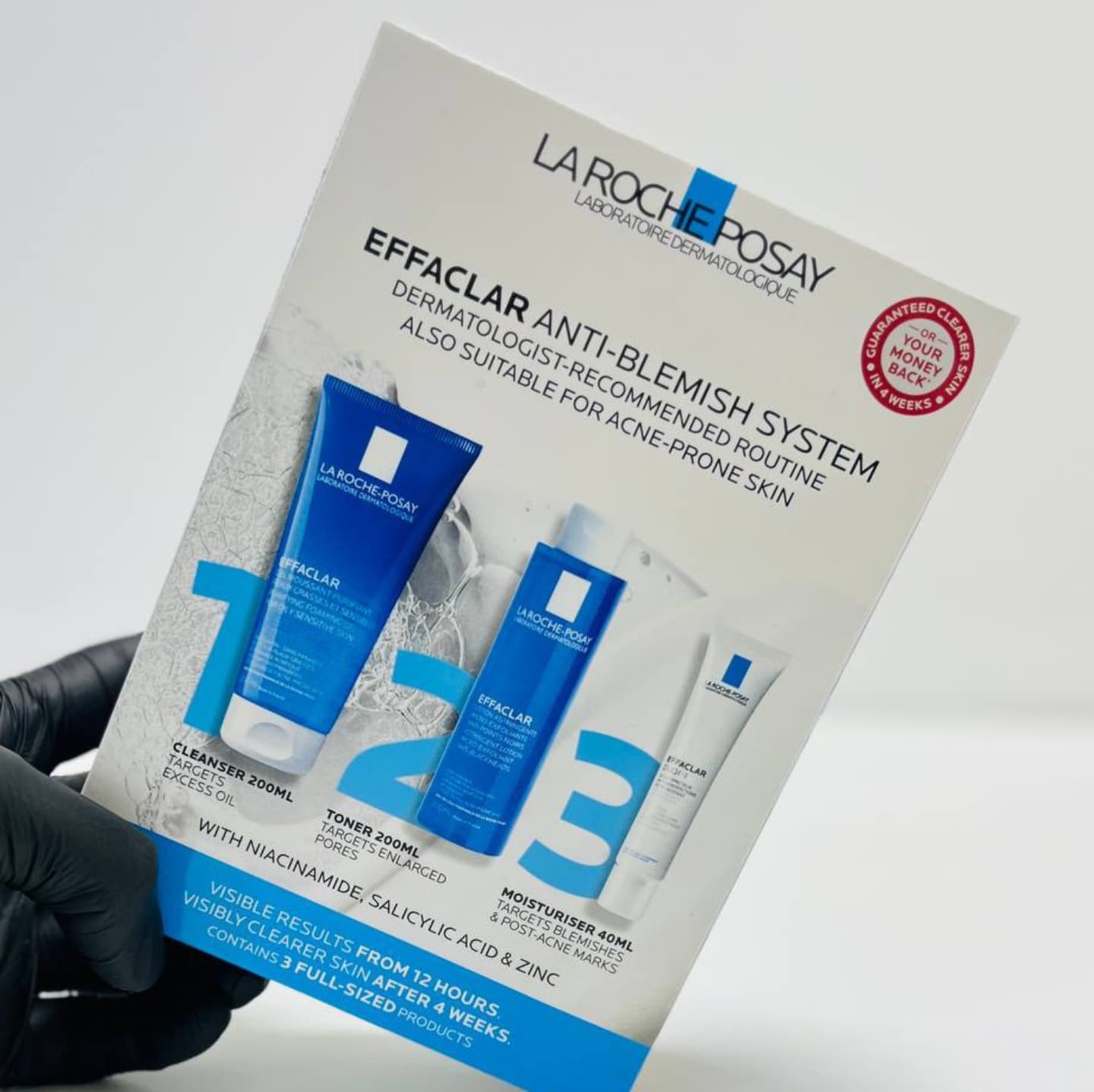 مجموعة إيفاكلار الروتين اليومي لعلاج حب الشباب من لاروش بوزيه – 3 قطع