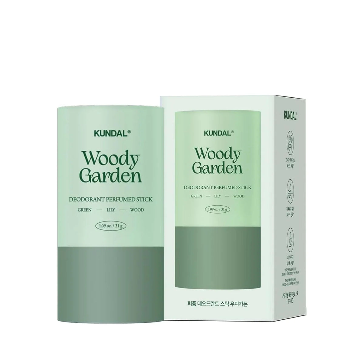 KUNDAL Woody Garden Scented Deodorant Stick – 31g