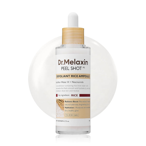 Dr. Melaxin Peeling Ampoule for Smoothing and Brightening Skin with White Rice Extract – 80 ml