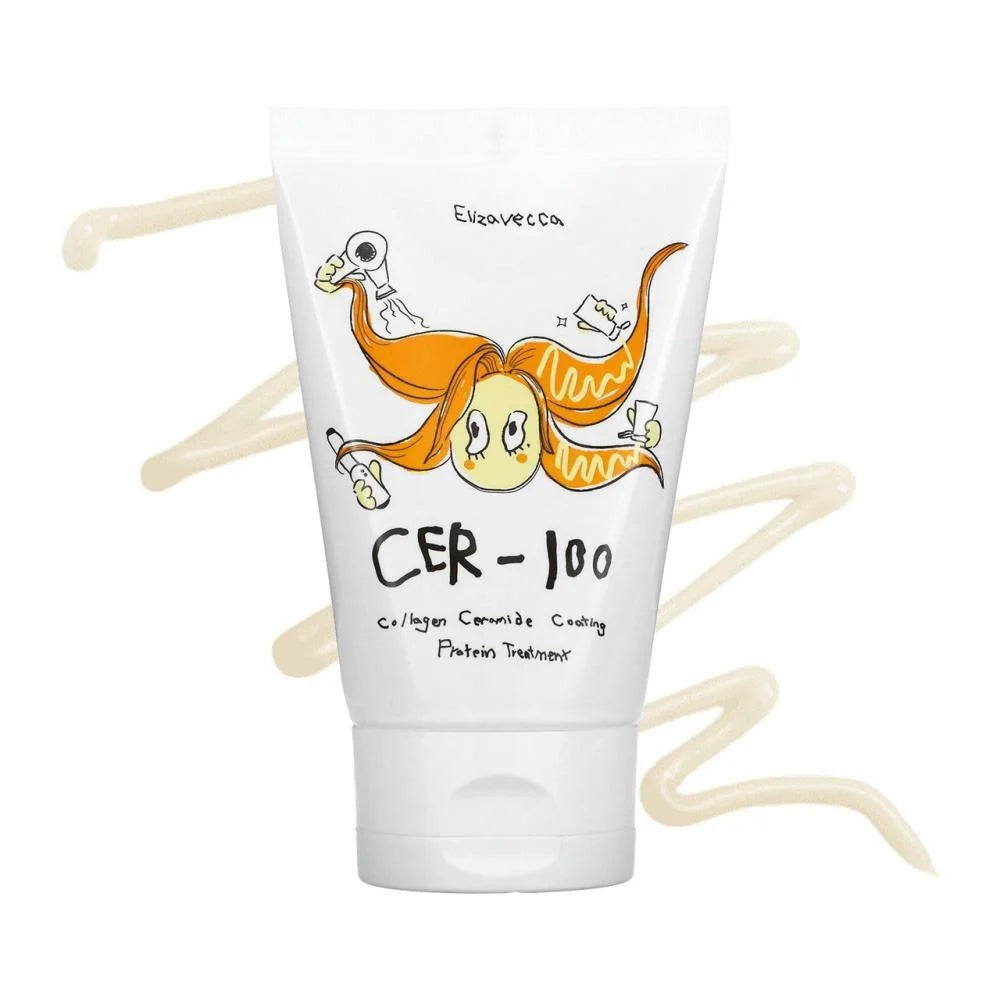 علاج البروتين من إليزافيكا بالكولاجين والسيراميد للشعر التالف والجاف - 100 مل