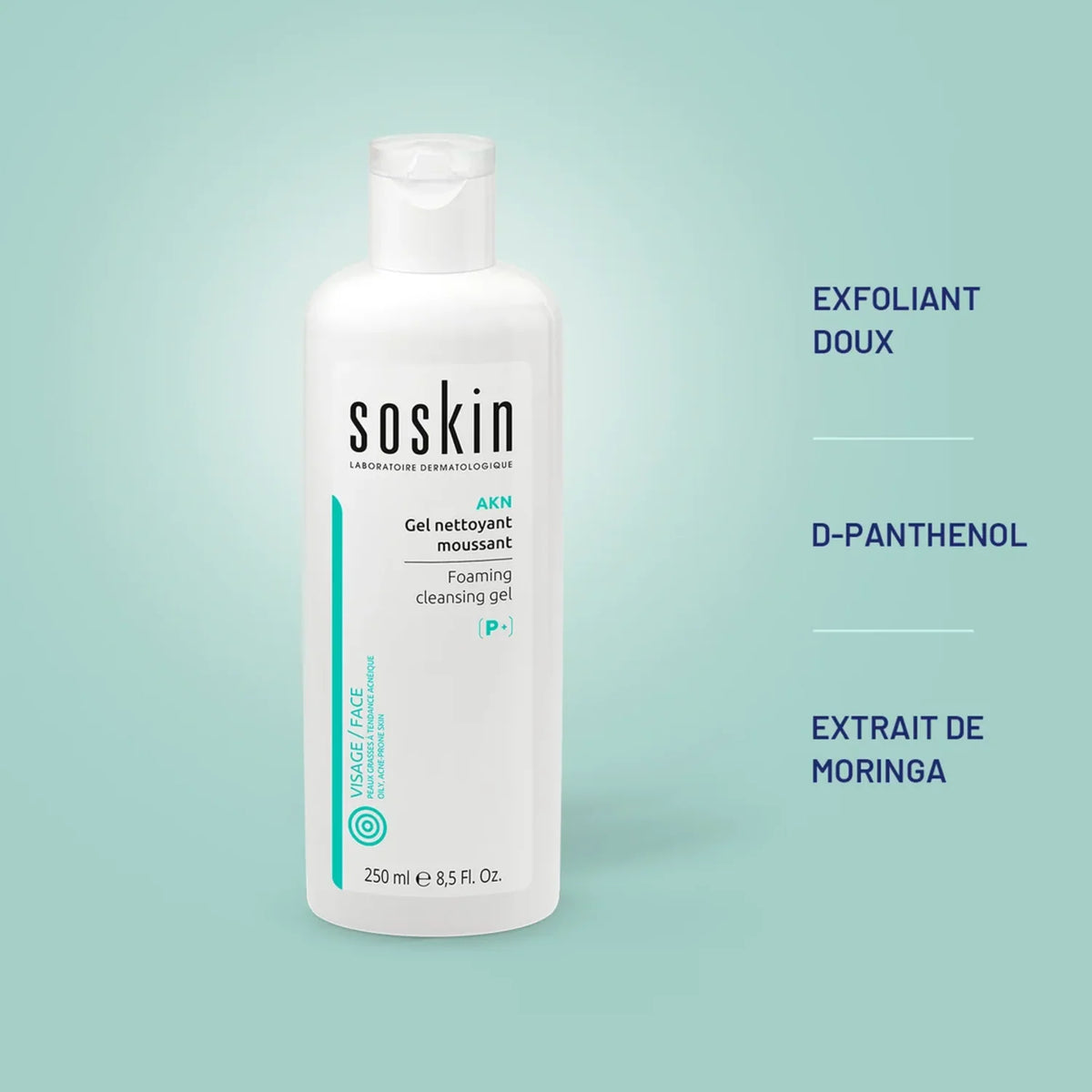 Sukin AKN Purifying Foaming Cleansing Gel for Skin and Pores – 250ml