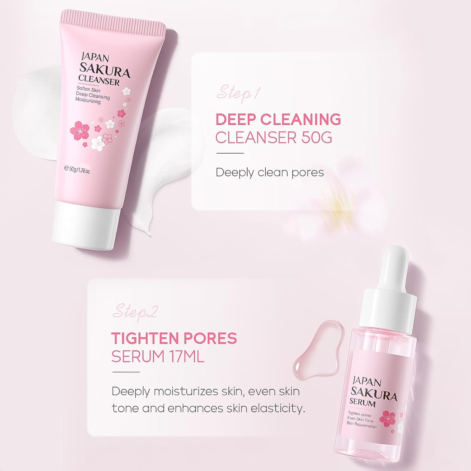 Sakura Japan Complete Skincare Set - 5 Pieces