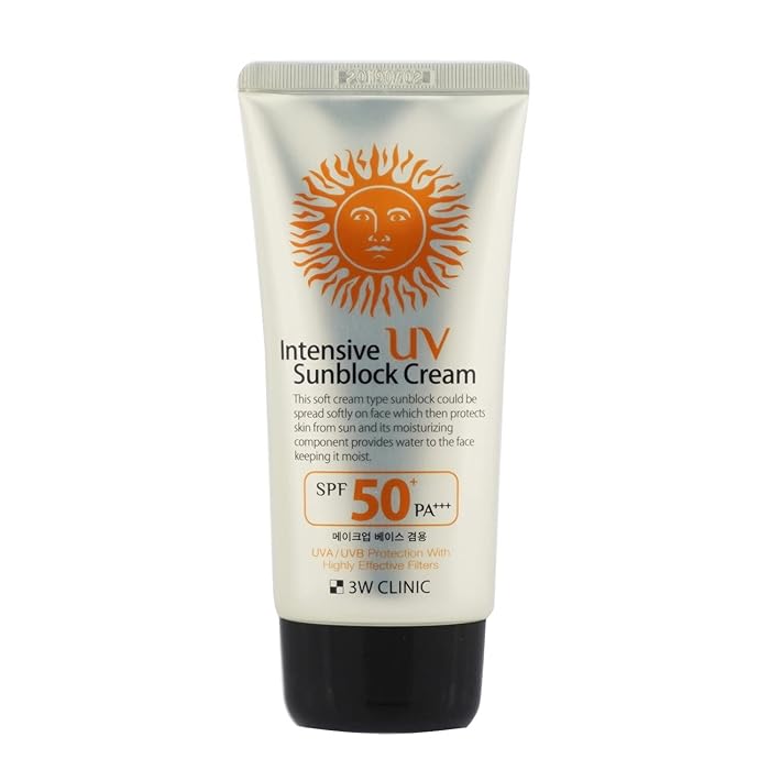 كريم الوقاية من أشعة الشمس المكثف بعامل حماية SPF50 من 3W Clinic