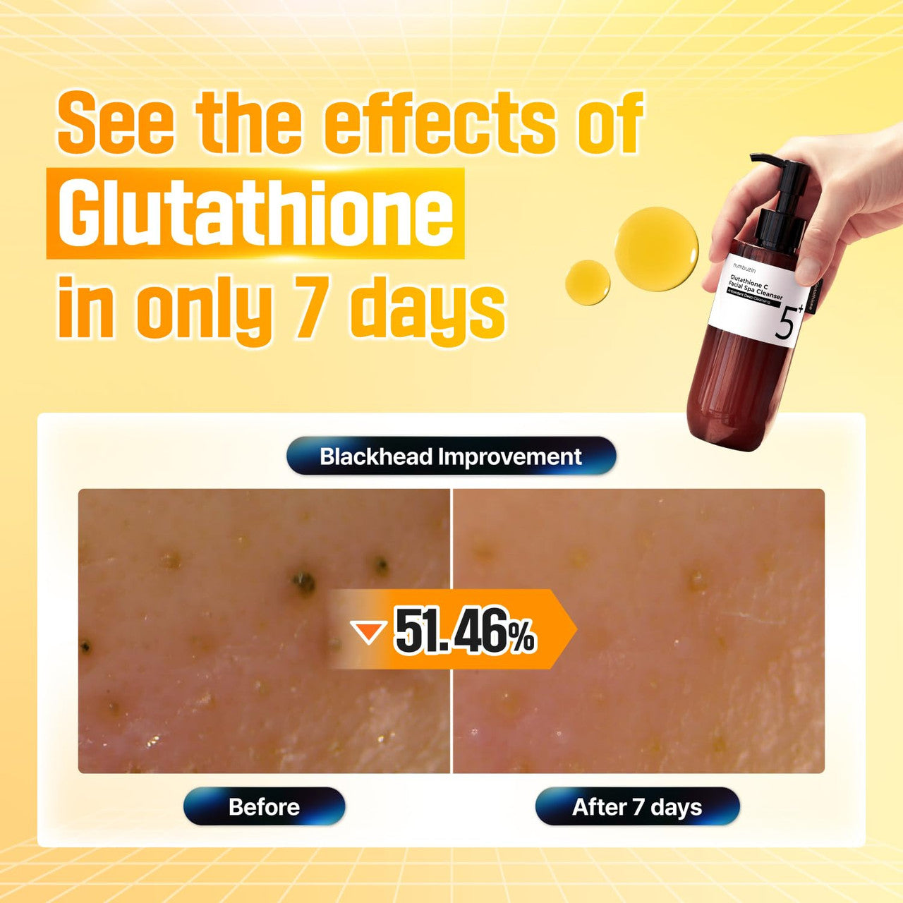 glutathione c facial spa cleanser No.5 Cleanser, 6.76 fl oz (200 ml) Nombozen Spa Facial Wash No.
