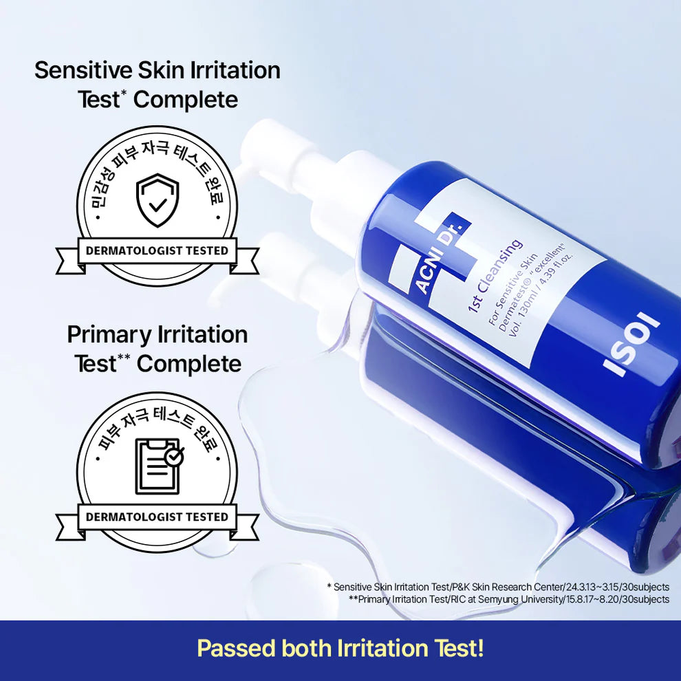 منظف الوجه الأول Dr ACNI للبشرة الحساسة من إيزوي (130 مل)