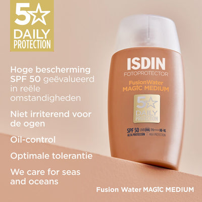 Esdin Photoprotector Magic Water Sunscreen, Medium Tint – 50ml