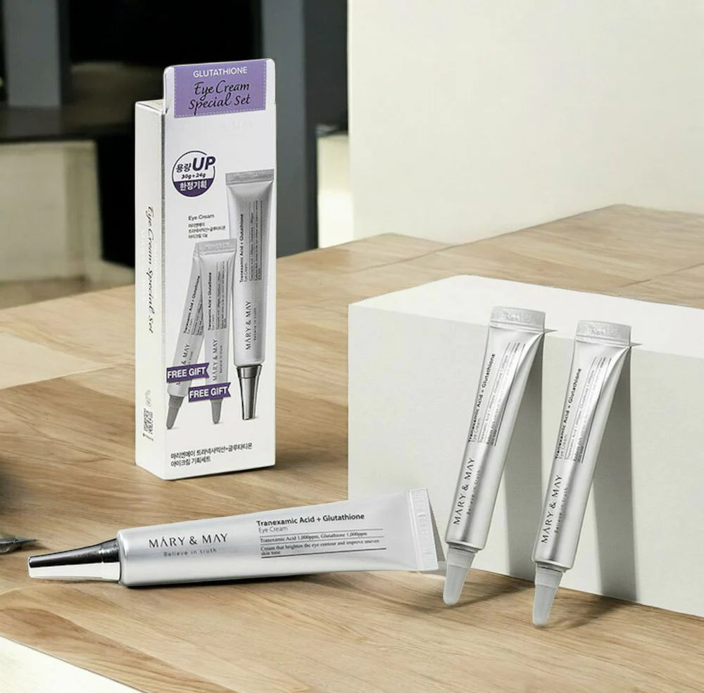 مجموعة ماري أند ماي الخاصة للعناية بالبشرة حول العين - 3 قطع