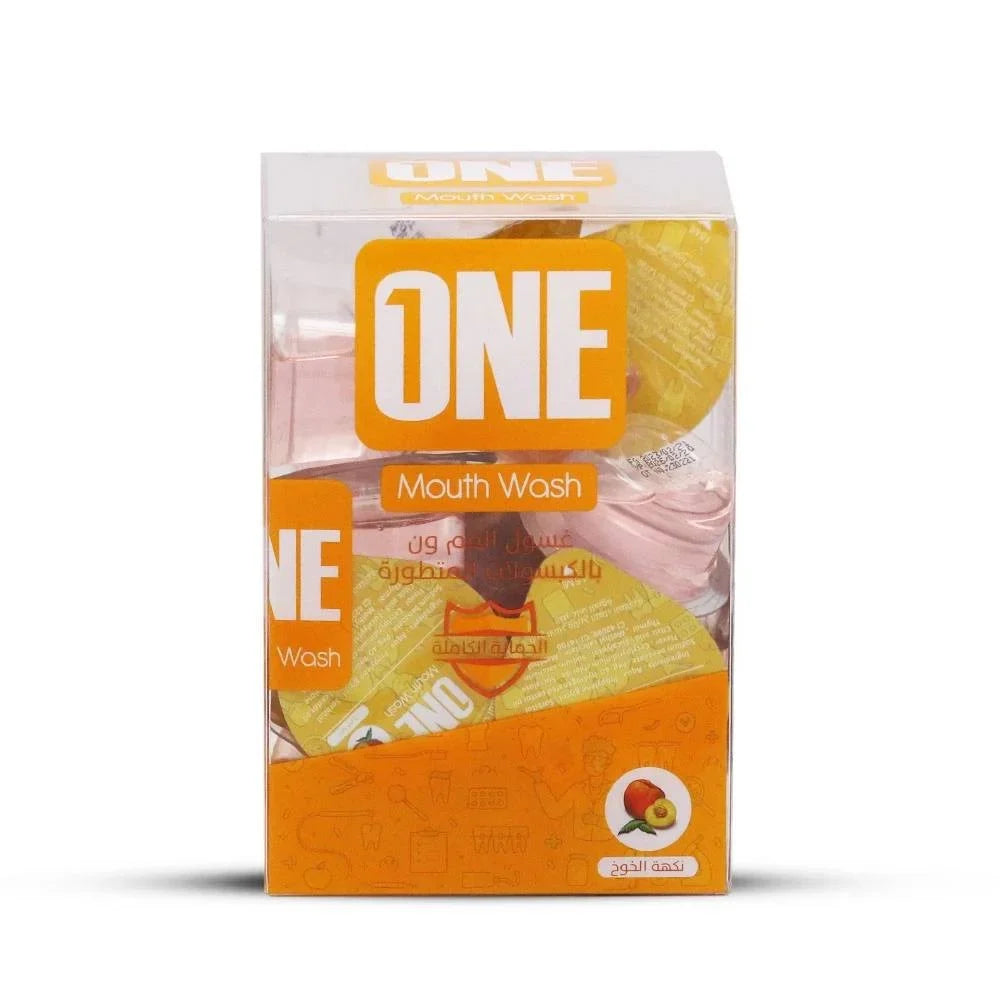 غسول الفم بالكبسولات المتطورة بنكهة الخوخ من ون - 20حبه