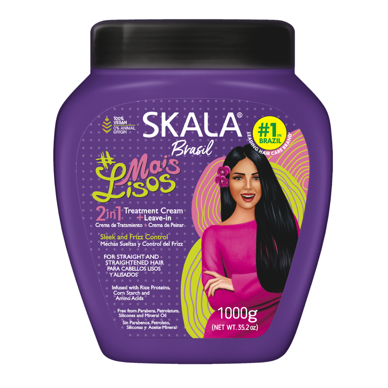 Scala Lissos 2-in-1 Hair Treatment, Styling &amp; Smoothing Cream - 1000g