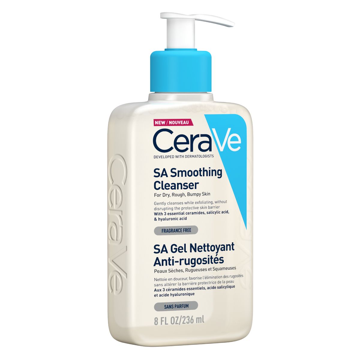 CeraVe SA Cleanser for Dry, Rough Skin, Fragrance Free - 236 ml
