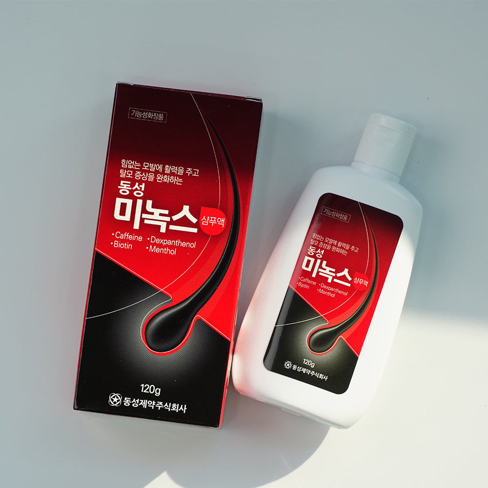 شامبو مينوكس لتقوية الشعر وتنظيف فروة الرأس ومكافحة التساقط من دونغ سونغ – 120جم