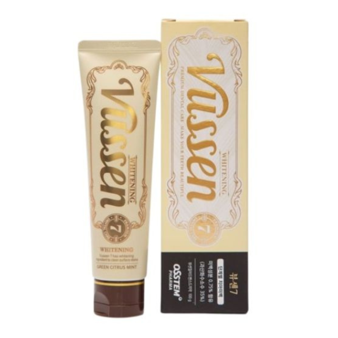 Fossen 7 Whitening Toothpaste with Green Citrus &amp; Mint Flavor – 100g