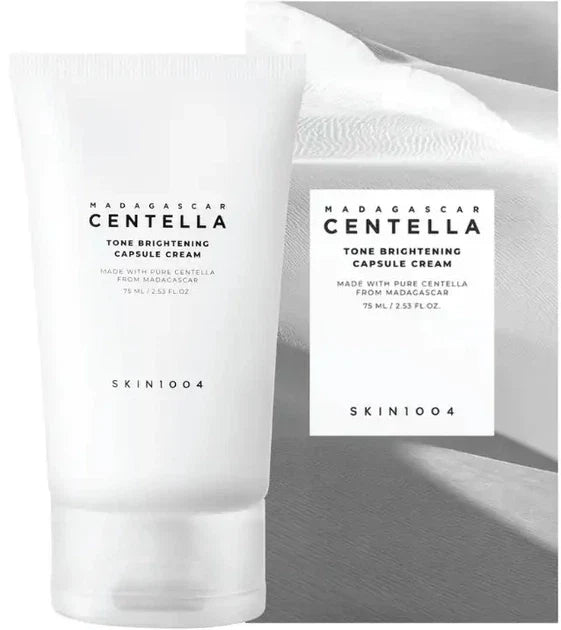 كريم سنتيلا الآسيوية بالكبسولات لتفتيح و تهدئة وترطيب البشرة من سكين1004  – 75 مل