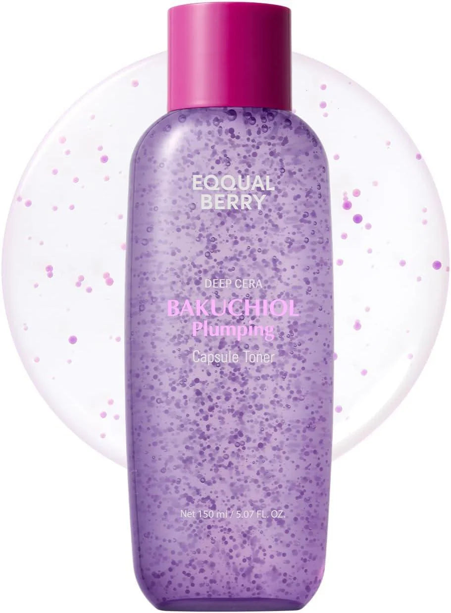 تونر كبسولات الباكوشيول لدعم ترطيب ومرونة البشرة من  إيكوال بيري – 150 مل