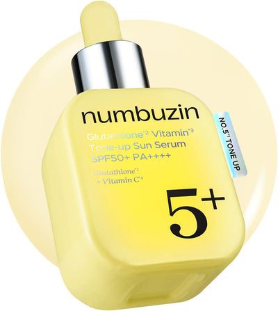 سيروم نامبوزين رقم 5 تون-أب للحماية من الشمس SPF50+ PA++++ مع الجلوتاثيون وفيتامين سي – 30 مل