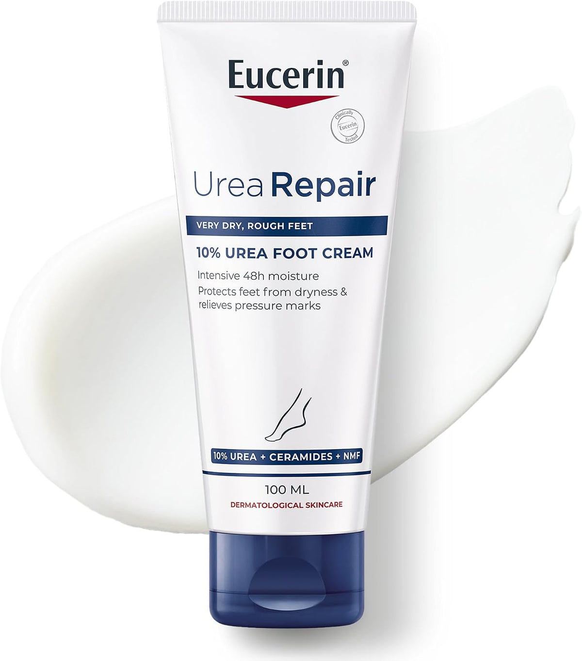 Eucerin Urea Repair Cream for Dry and Cracked Feet - 100ml