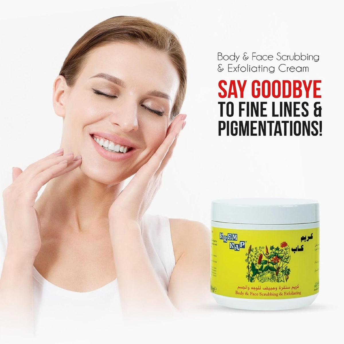 Creme Cap Cap Cream Exfoliating and Whitening Cream for Face and Body 500ml – سوق واو