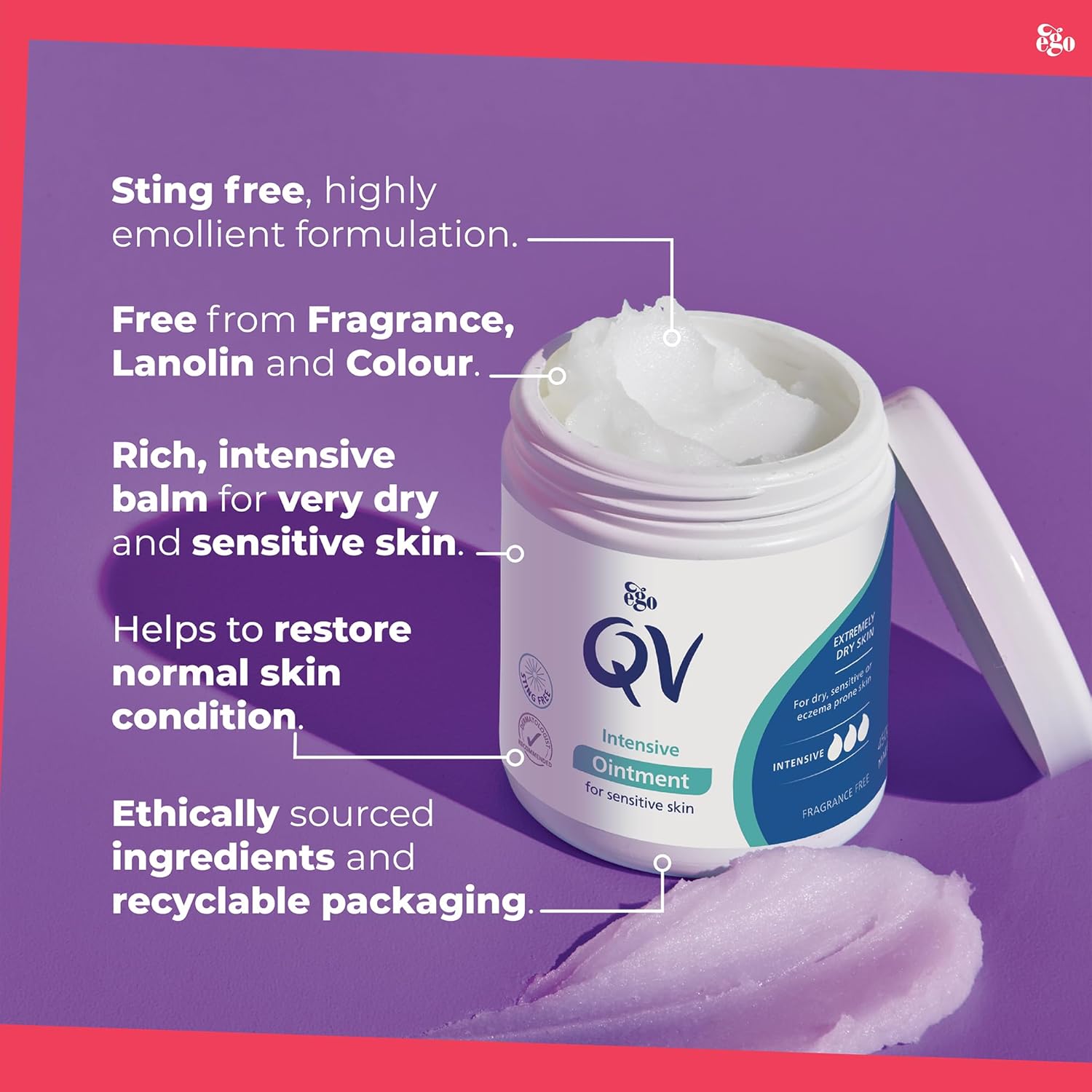 QV Intensive Moisturizing Ointment for Dry and Sensitive Skin – 450g