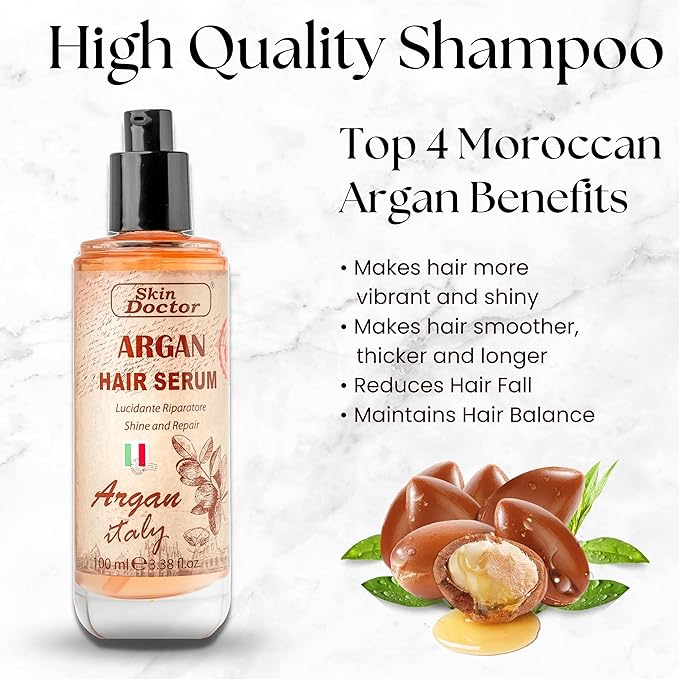Skin Doctor Argan Oil Nourishing Hair &amp; Scalp Serum - 100ml