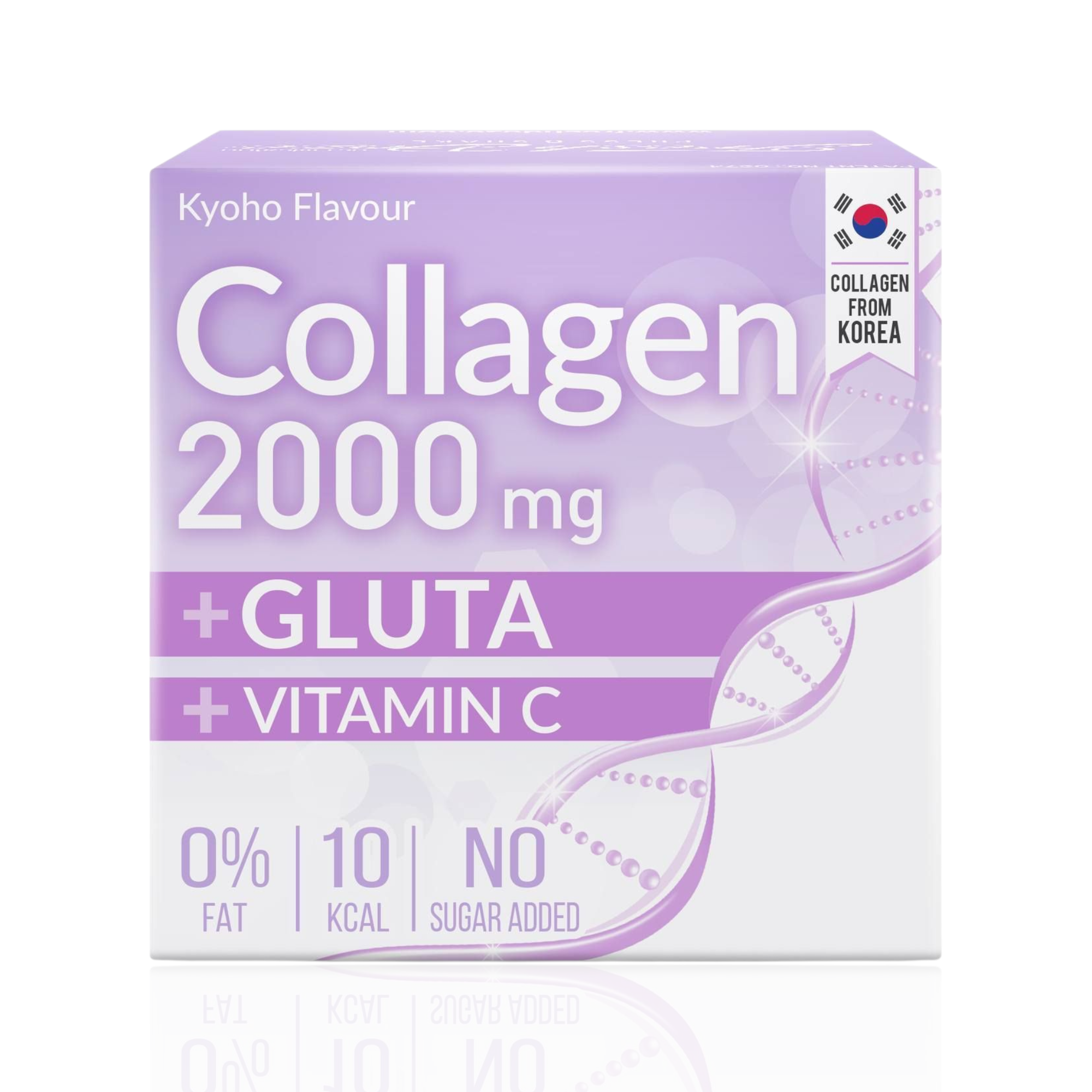 Fresh Dose Collagen, Glutathione &amp; Vitamin C Food Supplement in Kyoho Grape Flavor