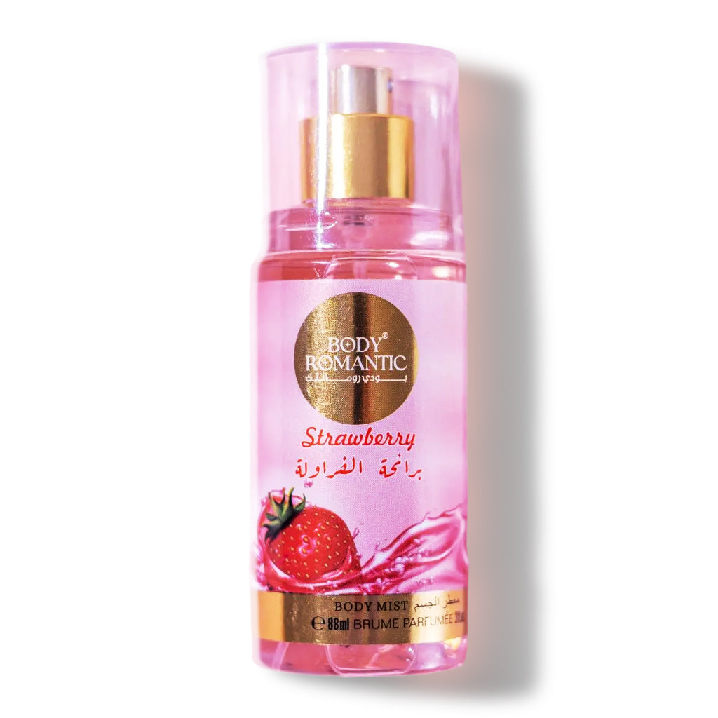 ميني بادي ميست برائحة الفراولة من بودي رومانتك – 88 مل