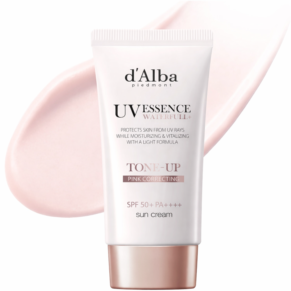 واقي شمس دالبا UV ايسنس تون أب وردي مصحح و موحد للون – 50مل
