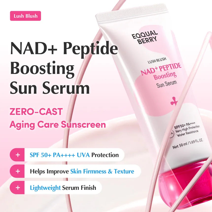 سيروم واقي الشمس لاش بلاش بـ NAD+ والببتيدات من إيكوالبيري – 50مل