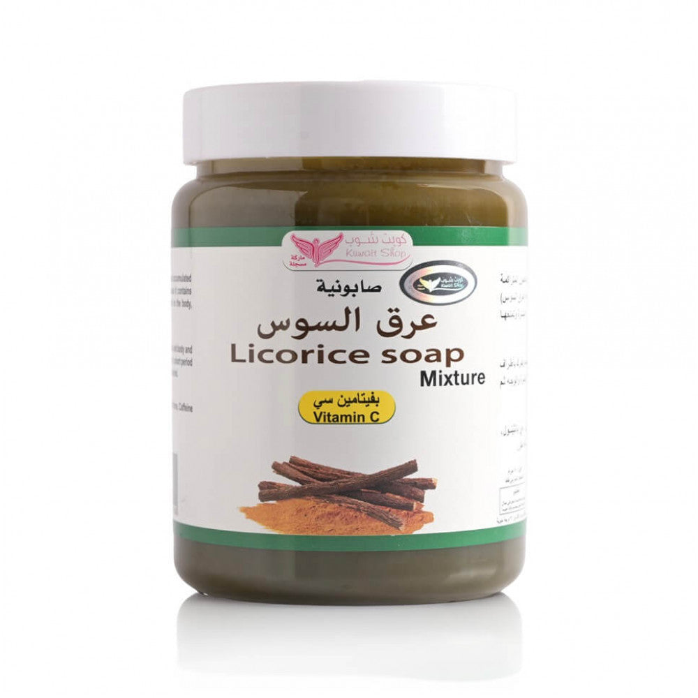 صابونية عرق السوس للعناية بالبشرة من كويت شوب - 500جم