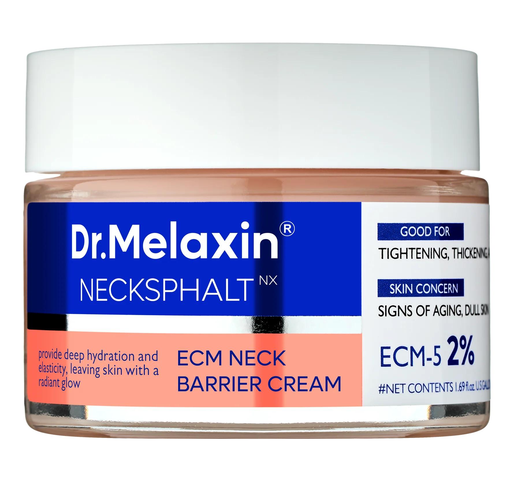 كريم  نيكسفالت ECM بالسيراميد 2% للعناية المكثفة بمنطقة الرقبة من دكتور ميلاكسين  – 50 جم