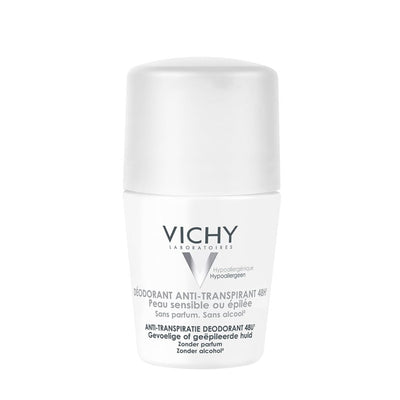 مزيل العرق المهدئ للبشرة الحساسة من فيشي - 50مل