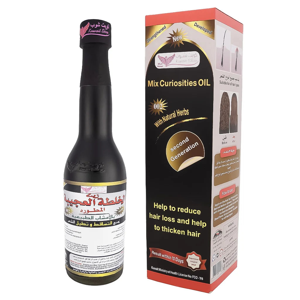 زيت الخلطة العجيبة بالكيراتين للعناية بالشعر من كويت شوب - 450مل