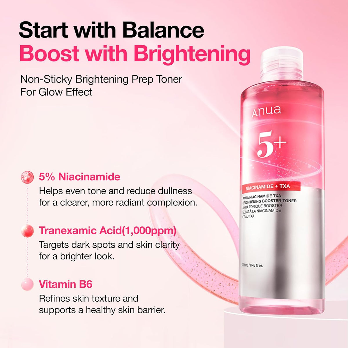 عبوة تونر أنوا Niacinamide TXA Brightening Booster