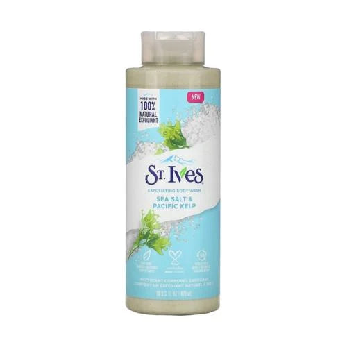 غسول الجسم المرطب بالملح البحري وعشب المحيط الهادئ  من سانت آيفز – 473 مل