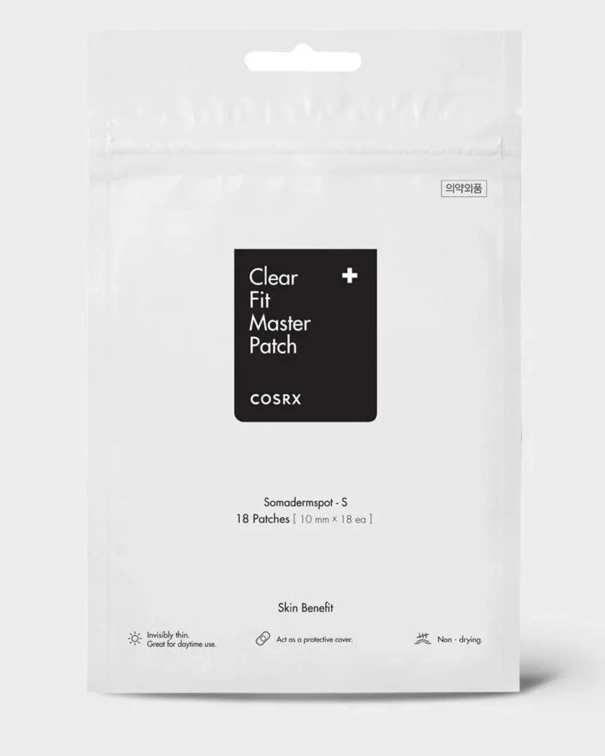 رقع كوسركس الشفافة لتغطية وتهدئة الحبوب – 18 رقعة