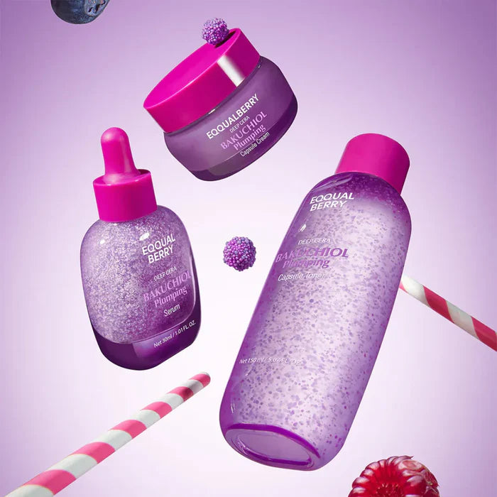 مجموعة ديب كير بالباكوتشيول لشد وترطيب البشرة من إيكوال بيري - 3قطع