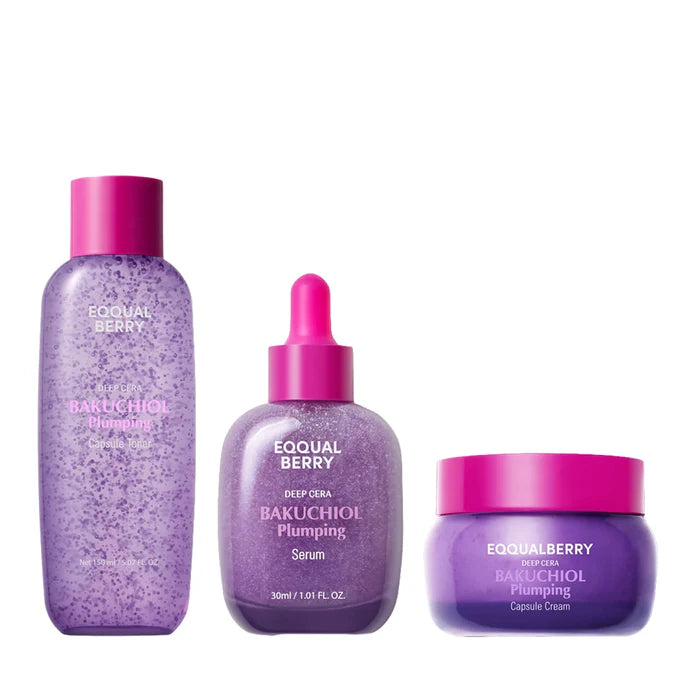 مجموعة ديب كير بالباكوتشيول لشد وترطيب البشرة من إيكوال بيري - 3قطع